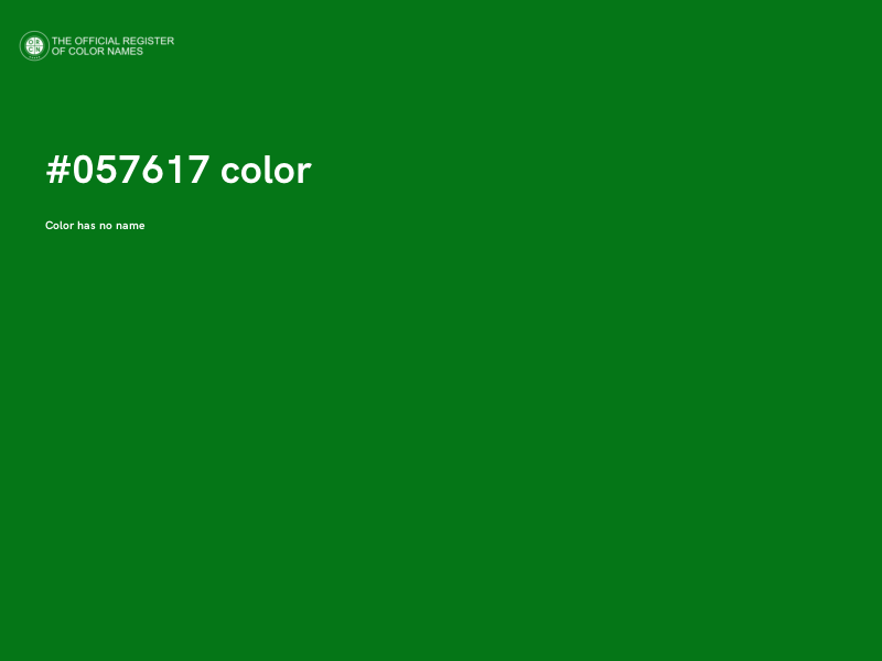 #057617 color image