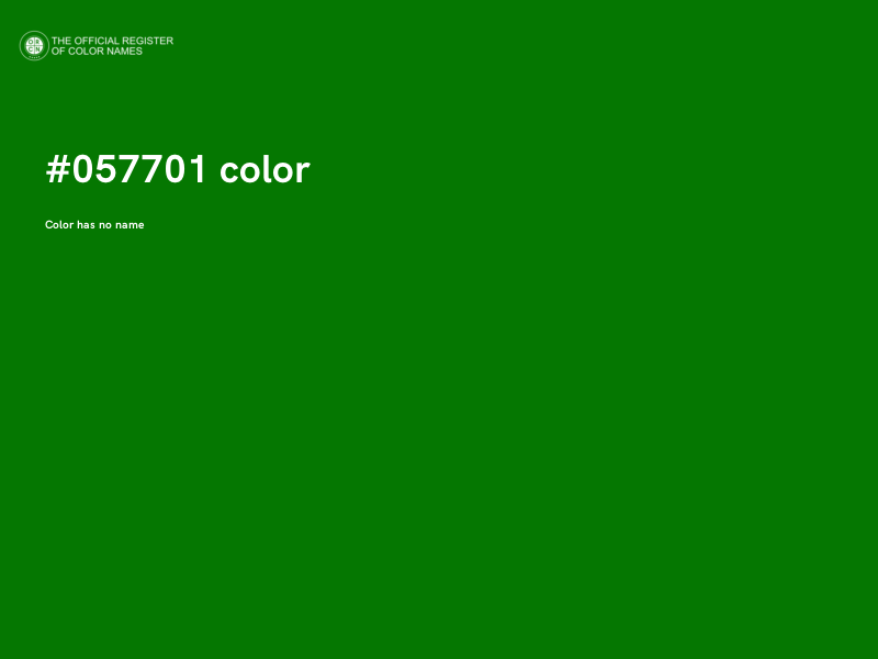 #057701 color image