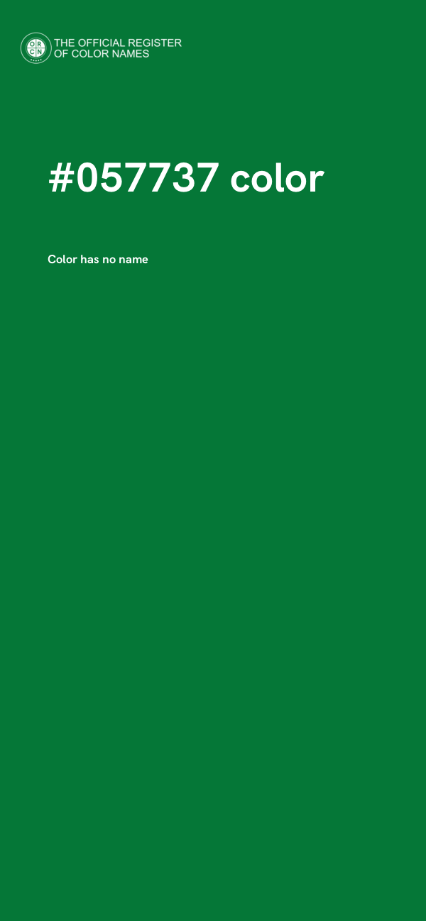 #057737 color image