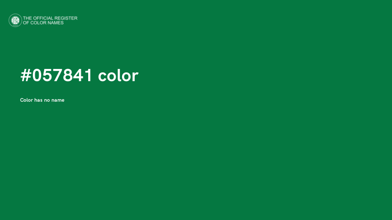 #057841 color image