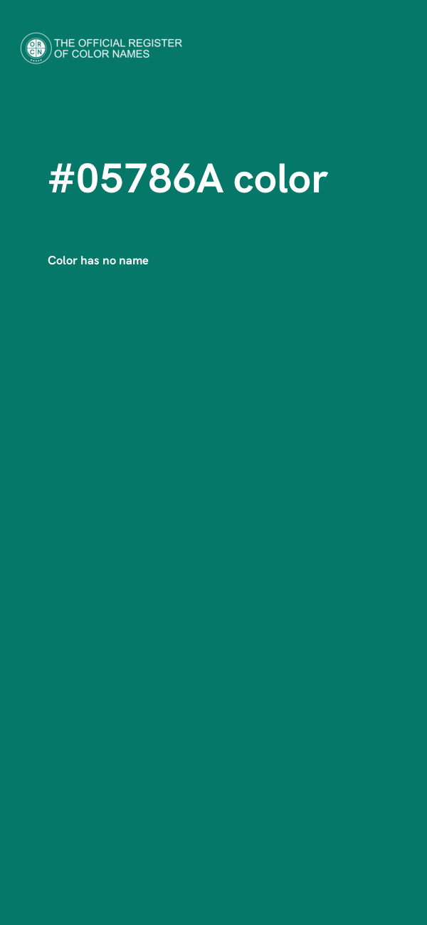 #05786A color image
