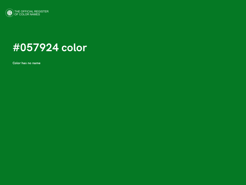 #057924 color image