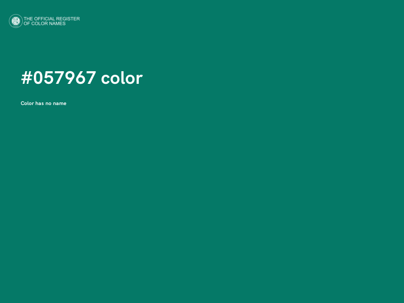 #057967 color image