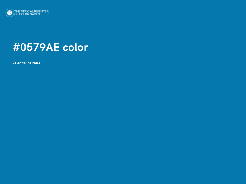 #0579AE color image
