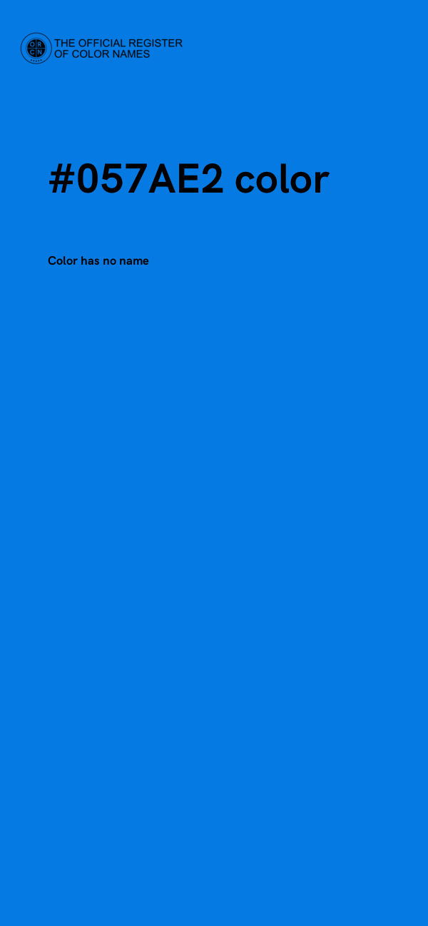 #057AE2 color image