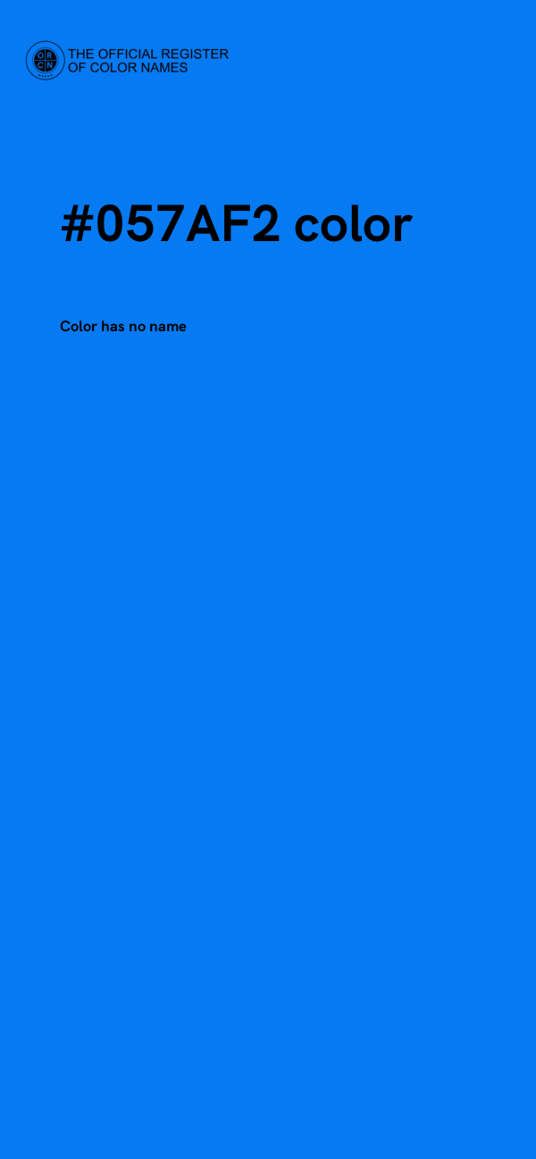 #057AF2 color image