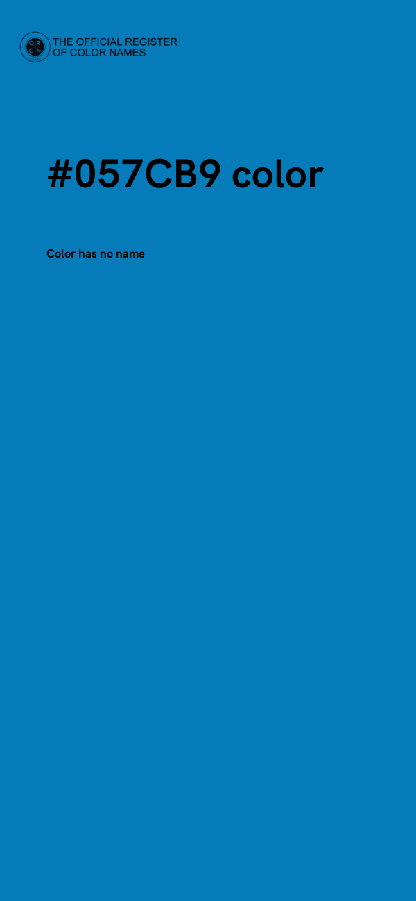#057CB9 color image