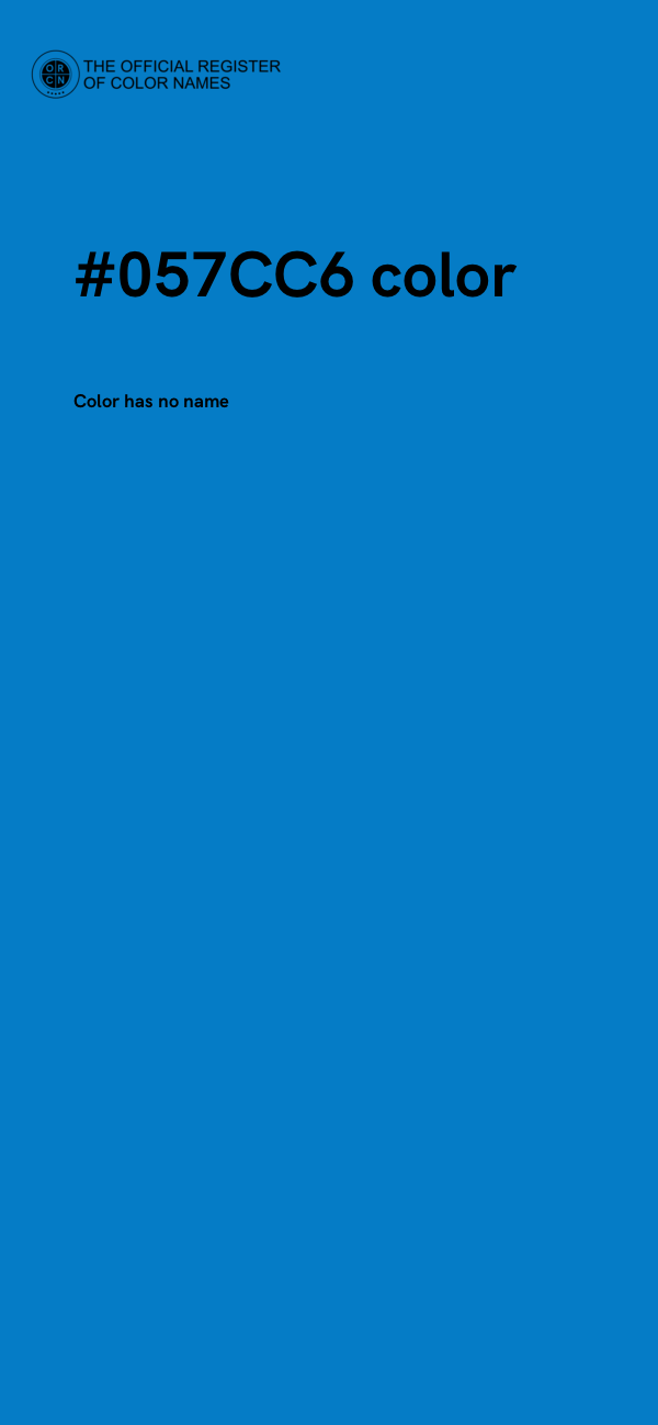 #057CC6 color image