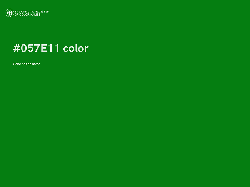 #057E11 color image