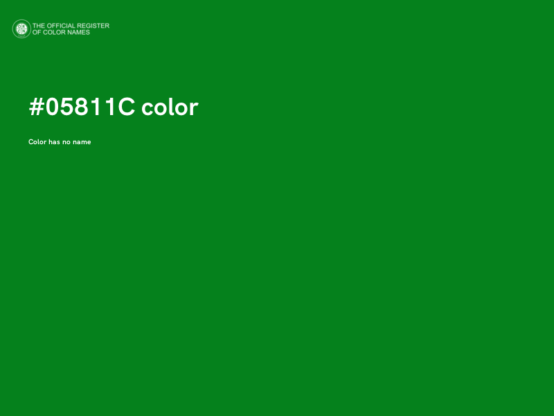 #05811C color image