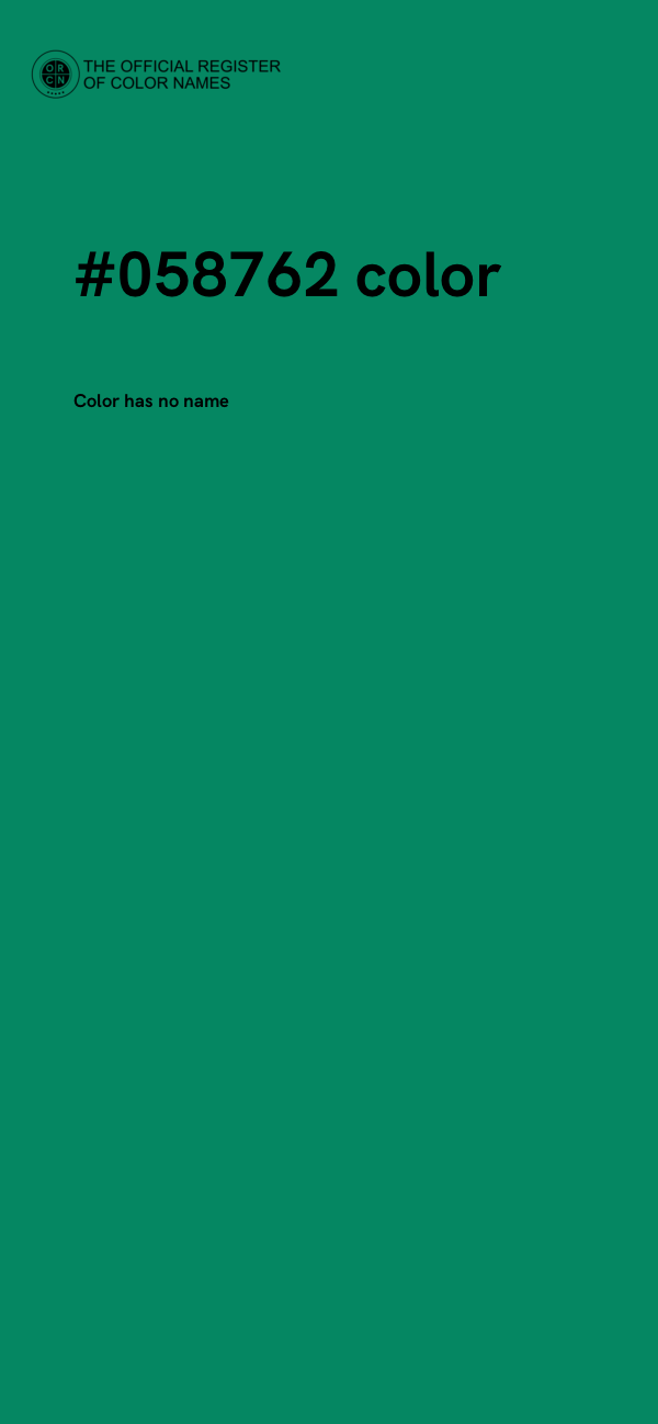 #058762 color image