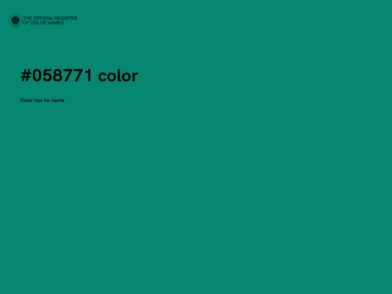 #058771 color image