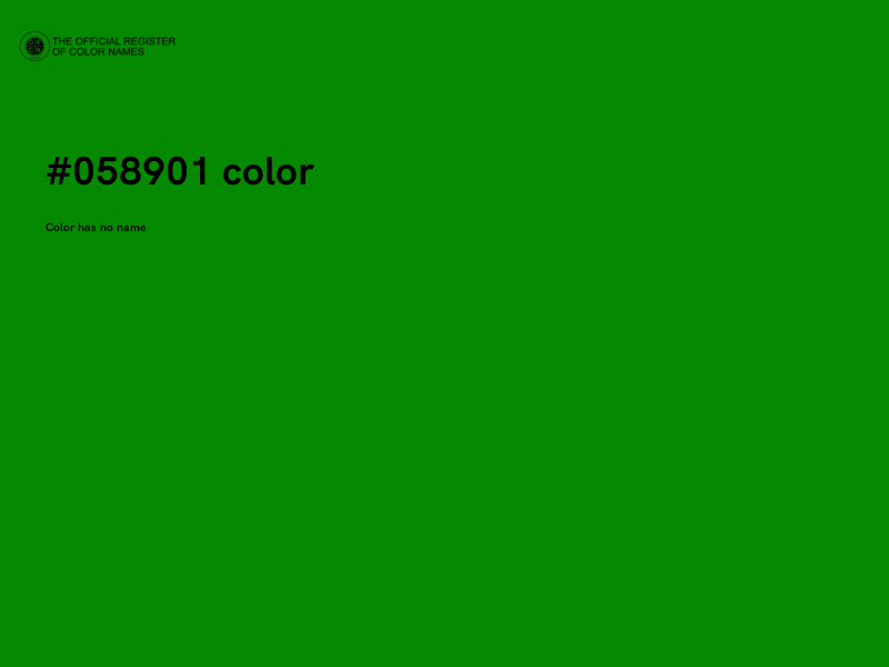#058901 color image