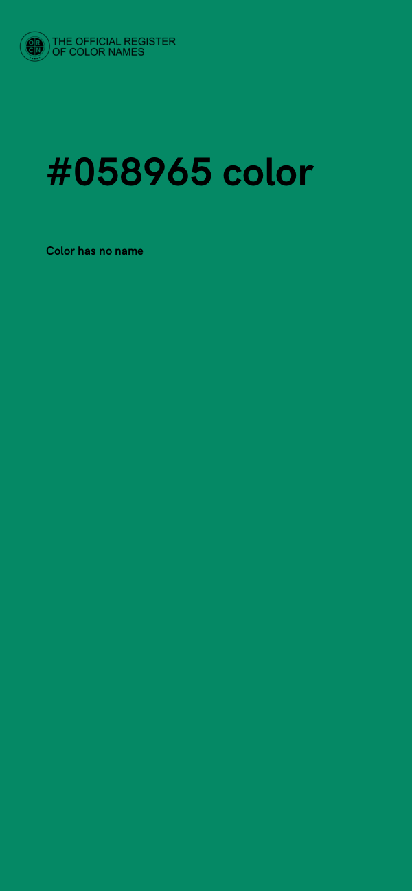 #058965 color image