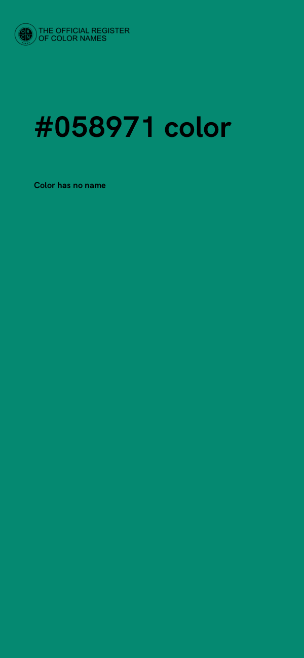 #058971 color image