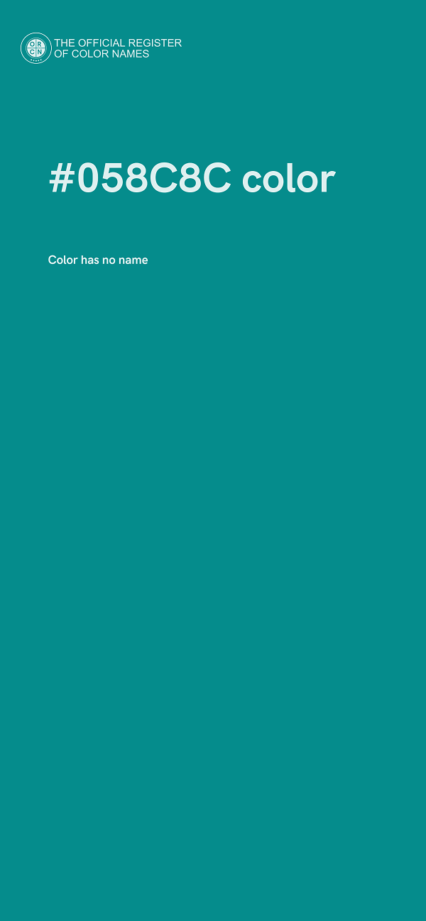 #058C8C color image