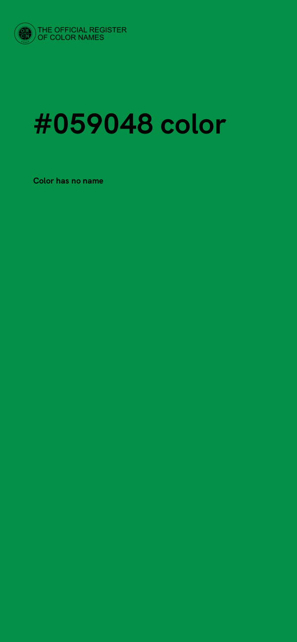 #059048 color image