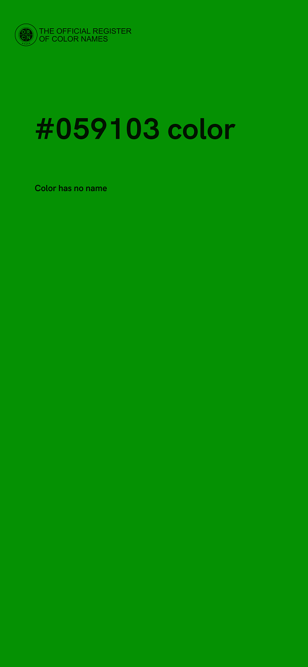 #059103 color image