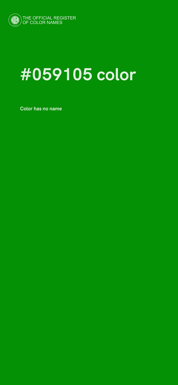 #059105 color image