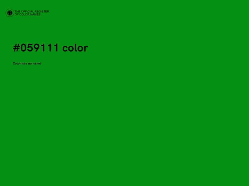 #059111 color image