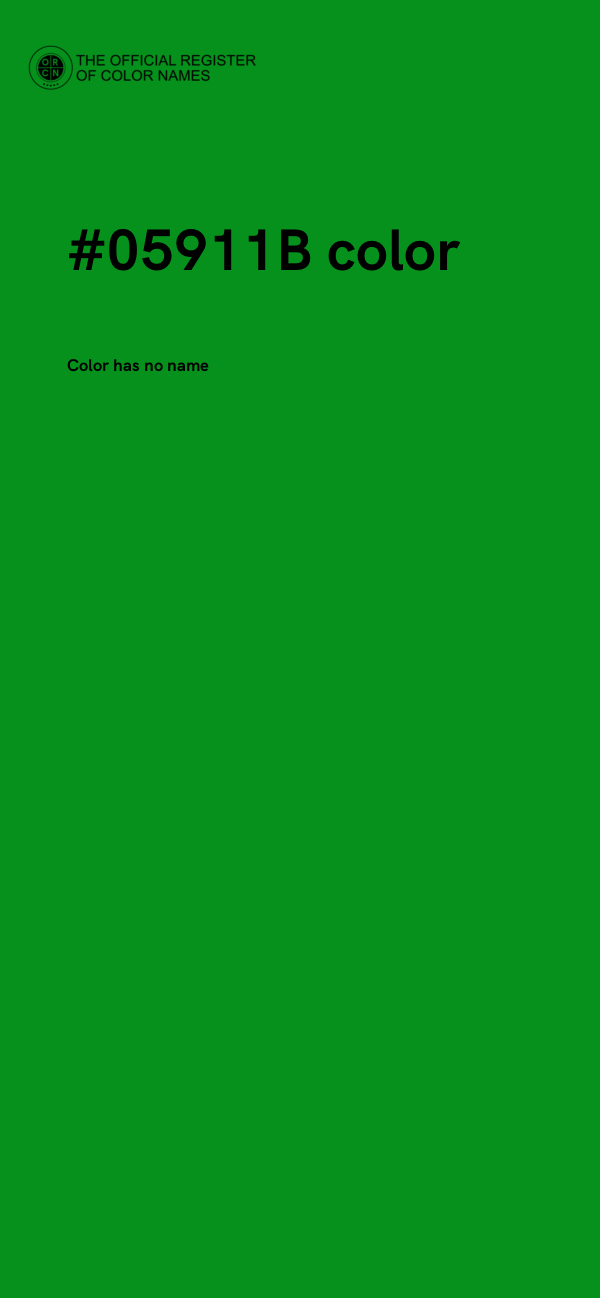 #05911B color image