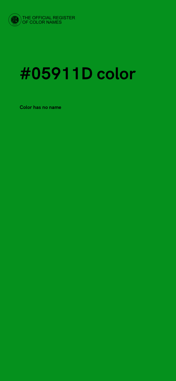 #05911D color image