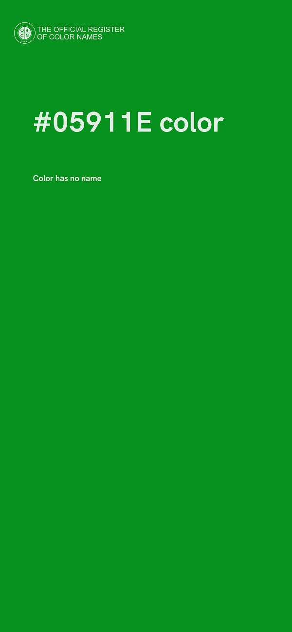 #05911E color image