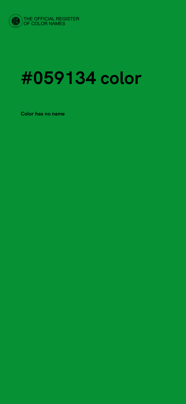 #059134 color image