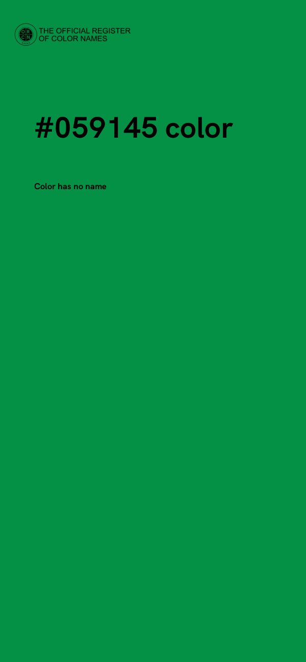 #059145 color image