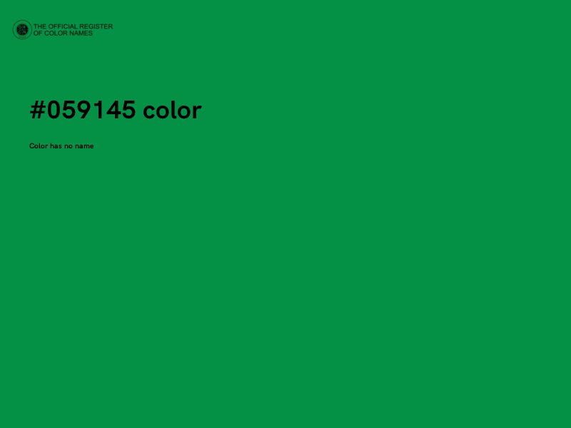 #059145 color image