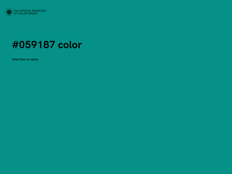 #059187 color image