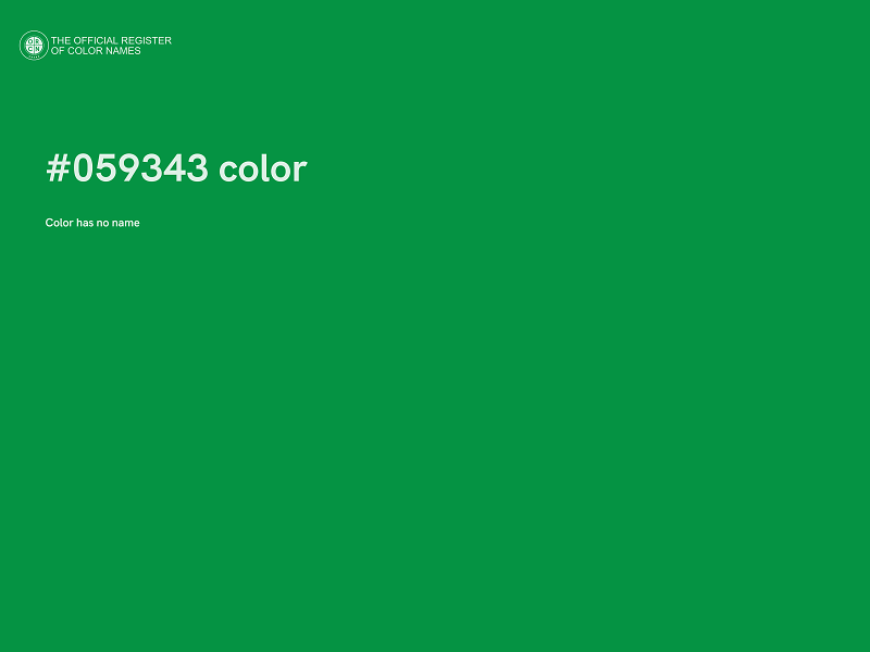 #059343 color image