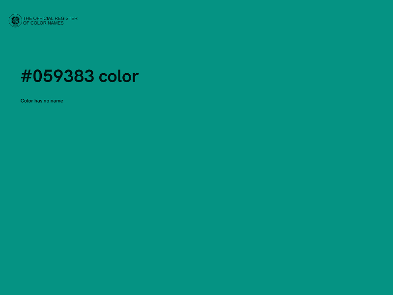#059383 color image