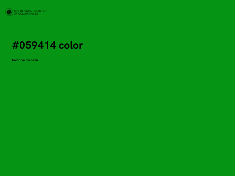 #059414 color image