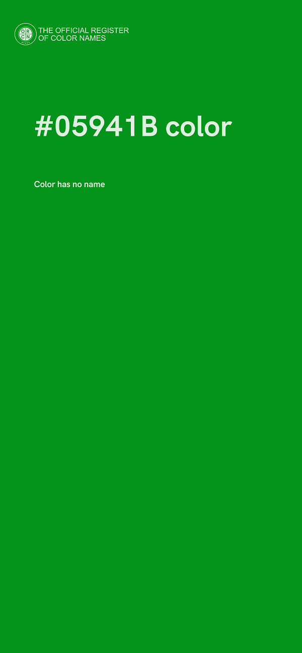 #05941B color image