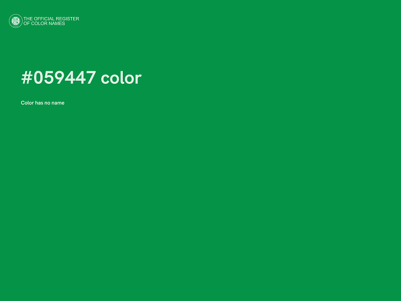 #059447 color image