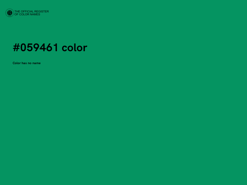 #059461 color image