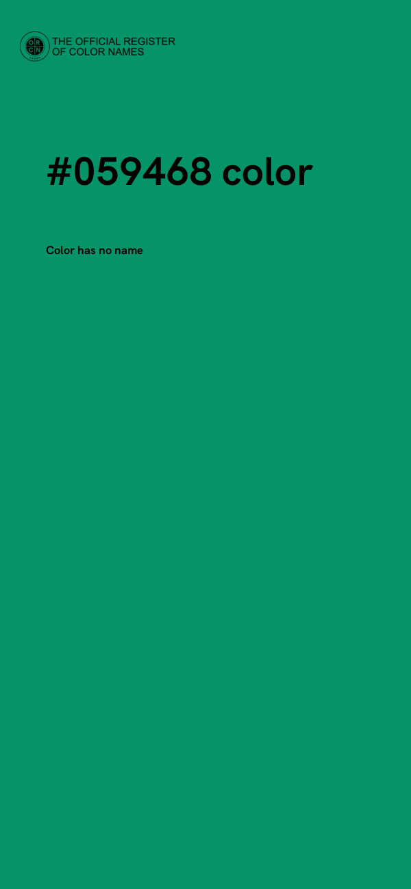 #059468 color image