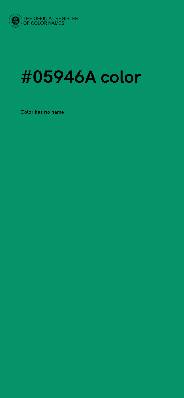 #05946A color image