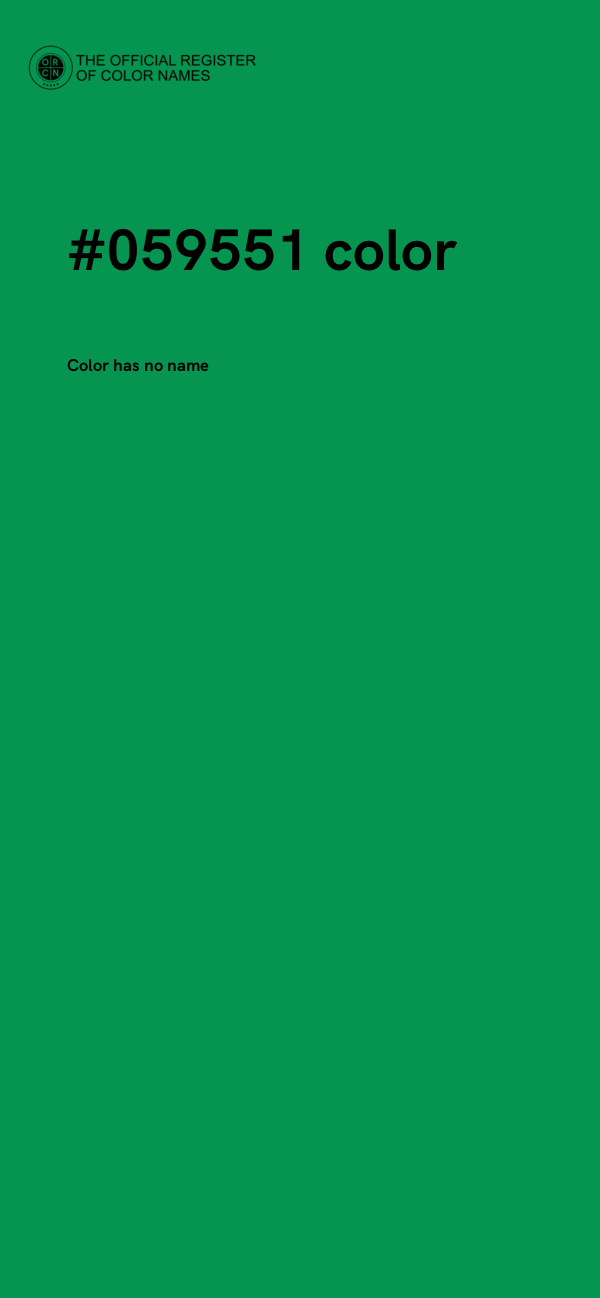 #059551 color image