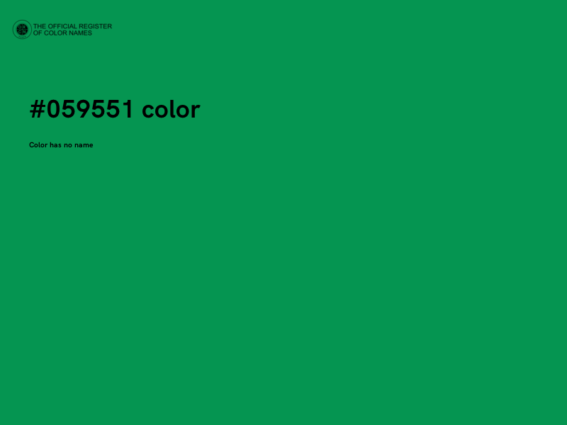 #059551 color image