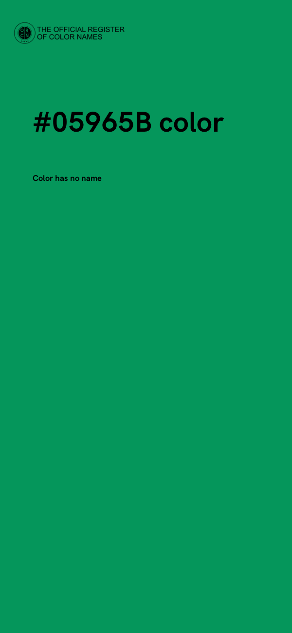 #05965B color image