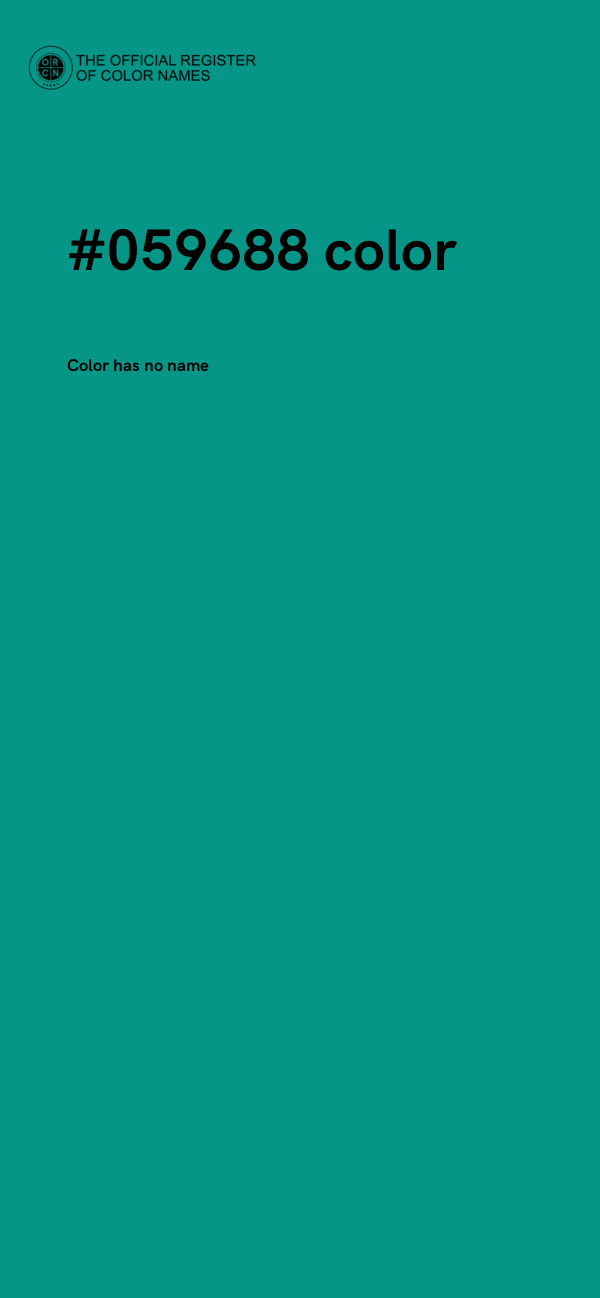 #059688 color image