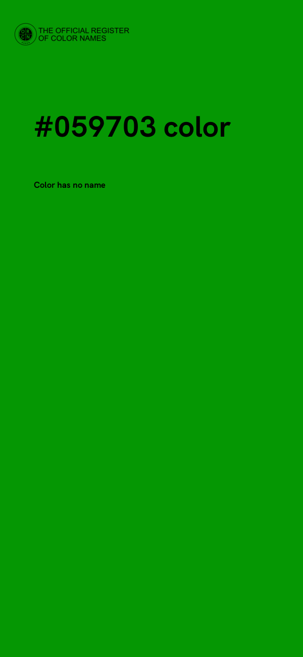 #059703 color image