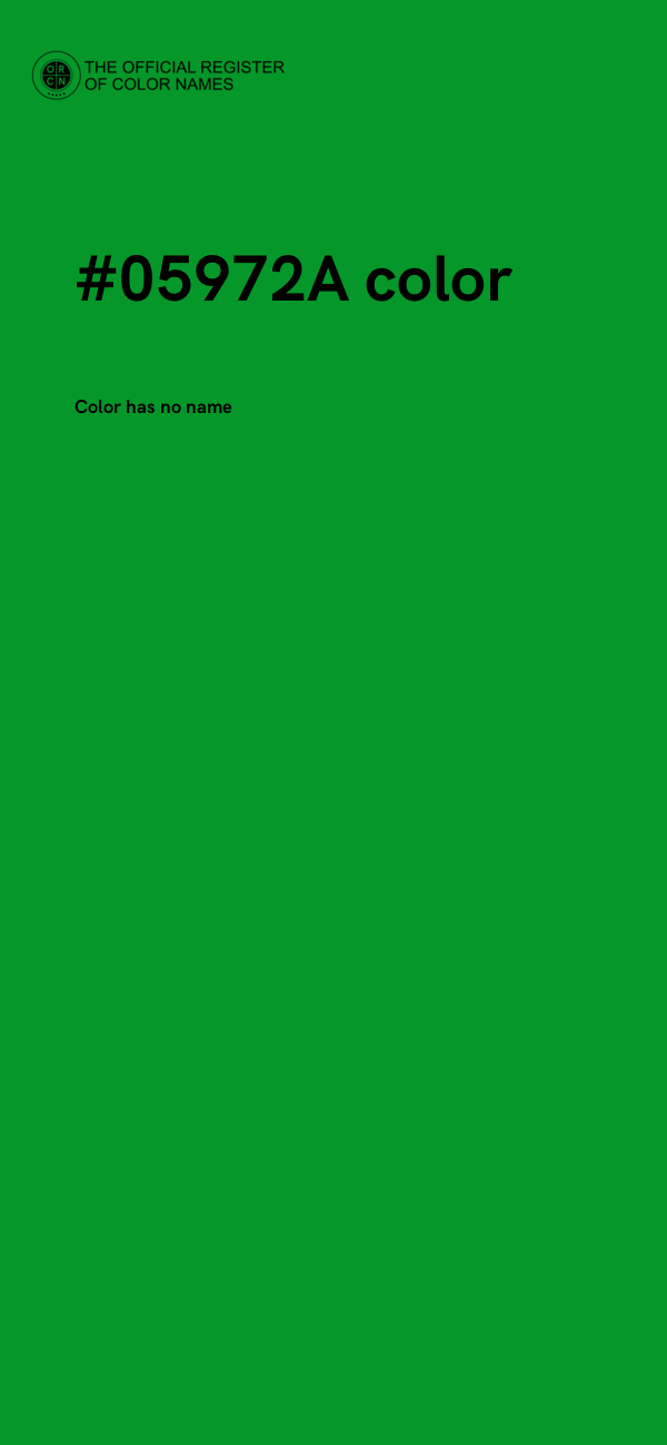 #05972A color image