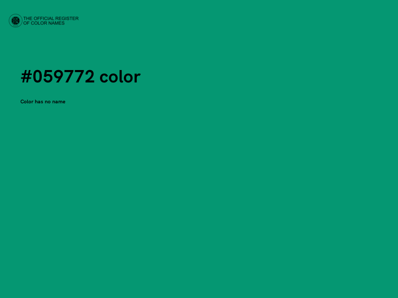 #059772 color image