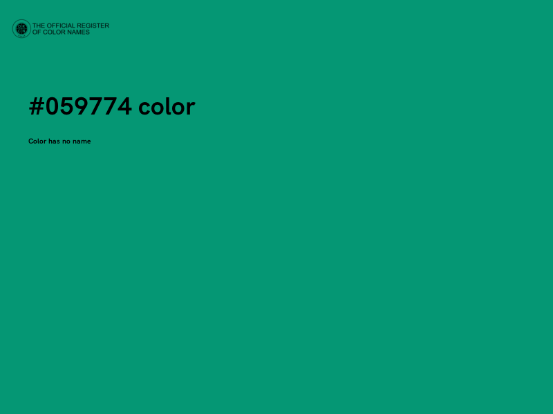 #059774 color image