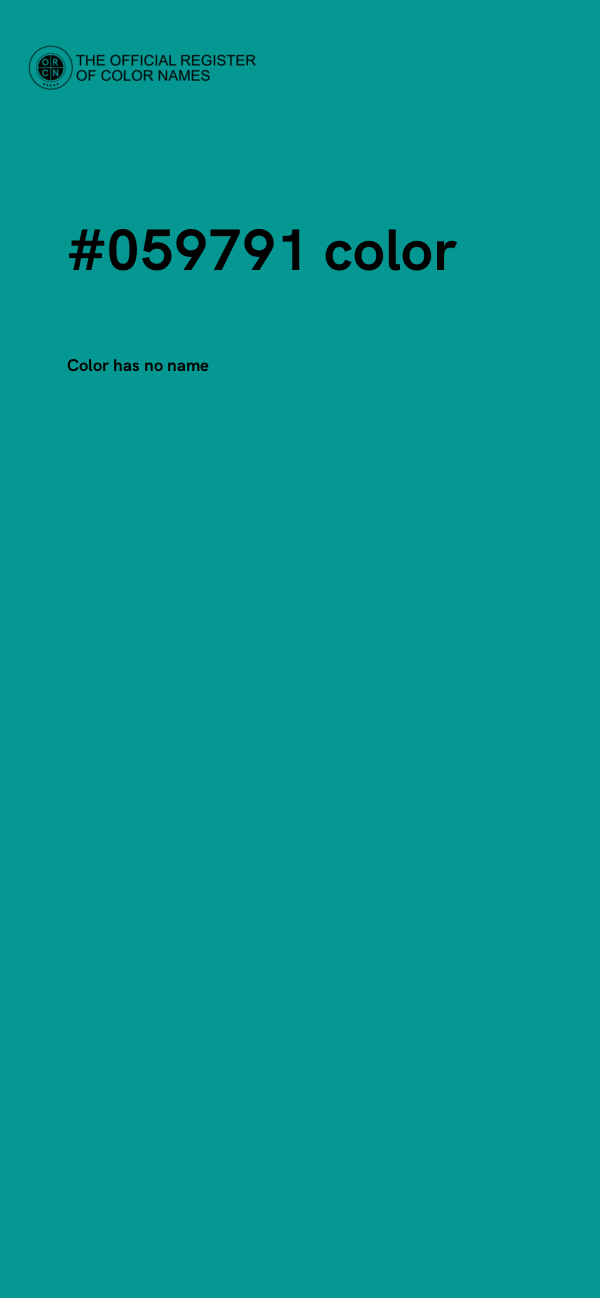 #059791 color image