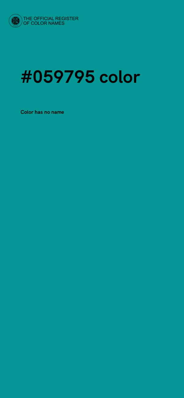 #059795 color image
