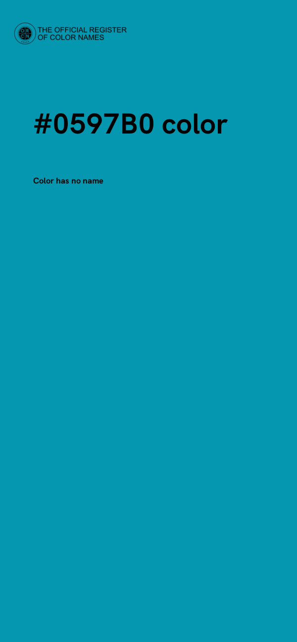 #0597B0 color image